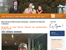 Tablet Screenshot of mouvementdemocrate14.fr